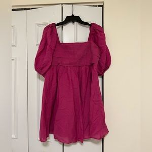 NWT puff sleeve Abercrombie mini dress